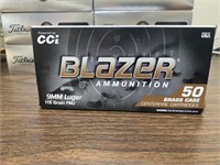 New Blazer 9mm Luger 50rds CCI - Hard to Find