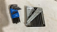2 Alan wrench sets