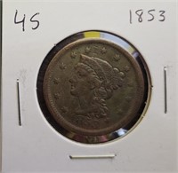 1853 United States Large Cent