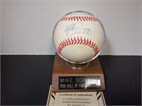 MIKE SCHMIDT SIGNED AUTO BASEBALL WITH COA