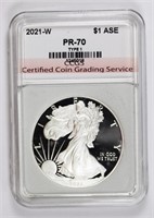 2021-W PROOF AMERICAN SILVER EAGLE