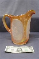 Vintage Imperial Glass/ Carnival Glass Pitcher