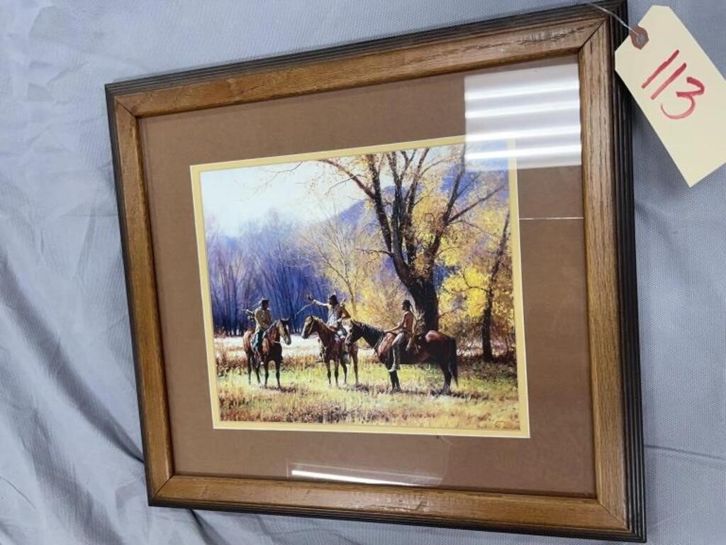 Framed & Matted Wall Art 17"x20" Martin Grelle