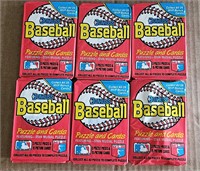 6 Donruss Baseball Card Packs