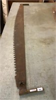 ANTIQUE CROSS CUT SAW NO COVER 1.8 MTRS