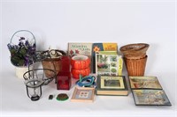 Gardening Books, Planter Baskets, Flower Frogs
