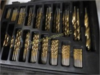 case of assorted drill bits