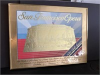 60th Fall Season San Francisco Opera Framed Poster
