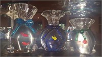 Murano Glass Fish Sculptures