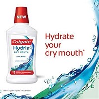 Seal Colgate Hydris Dry Mouth Mouthwash, 16.9