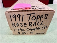 1991 TOPPS BASEBALL COMPLETE SET