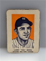1952 Yogi Berra Wheaties Box Cut Out *Back Damage