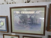 FRAMED ARTIST GAZEBO PRINT