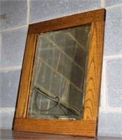 Oak Wall Mirror 20x16"