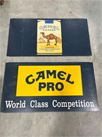 2 Camel Promotional Signs