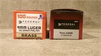 2 boxes-9mm Luger FMJ RN