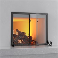 Fire Beauty Fireplace Screen with Hinged Doors