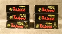 6 boxes (20 Count)TulAmmo 223 Rem Steel Case