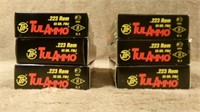 6 Boxes (20 Count) TulAmmo 223 REM Steel Case