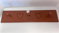 Heart peg board