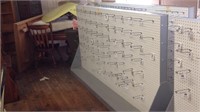 Double-sided pegboard store display