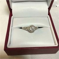 1 1/4 ct. Tw. Diamond Halo Engagement Ring