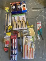 Box Lot Assorted Tools & Other Items