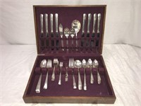 1939 Embassy "Bouquet" Silver Plate Service for 8