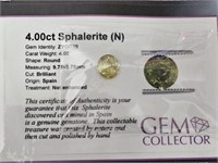 4.0ct Sphalerite (N)