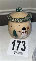 Snowman cookie jar