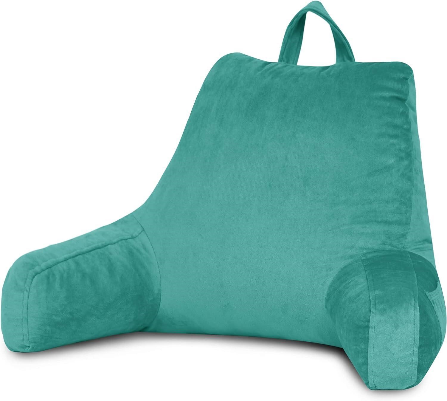 downluxe Reading Pillow  Teal  18X15X6