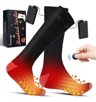 ($50) Flyhare Heated Socks for Women Men,