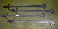 4 Large Castle Gate Iron Bars