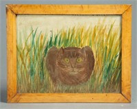 PORTRAIT OF A CAT BY EARL HASTINGS BEYMER (OHIO, 1