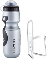 Schwinn Bike Bottle Holder with Water Bottle, BPA