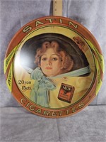 SATIN CIGARETTES METAL TRAY 14'