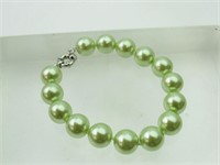Light Green Beaded Jewelry Bracelet