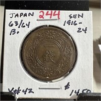 1916-24 JAPANESE SEN
