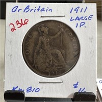 1911 GREAT BRITAIN PENNY CENT