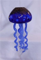 Blown glass hanging jelly fish