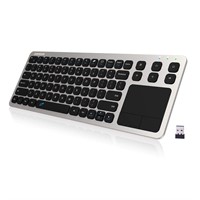 Arteck 2.4G Wireless Touch TV Keyboard with Easy M