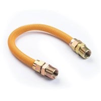 1/2 in. MIP x 24 in. Coated Gas Connector