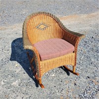 Wicker Rocking Chair - adult size