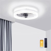 B6222  White Fandelier Ceiling Fan Lights