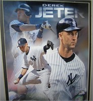 Derek Jeter oversized photo wall diorama