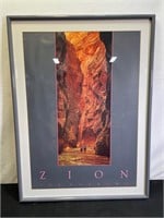 Framed Zion Canyon Print