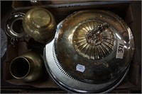 Assorted Brass and Silver Plate