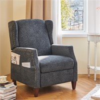 DarkGrey-F pushback Recliner  Darkgrey