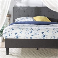 ZINUS Shalini Upholstered Platform Bed Frame, King
