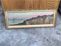 ANTIQUE OIL ON BOARD PAINTING